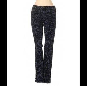 J Brand Jeggings Floral Overlay Design